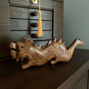 Wooden Dragon Puzzle